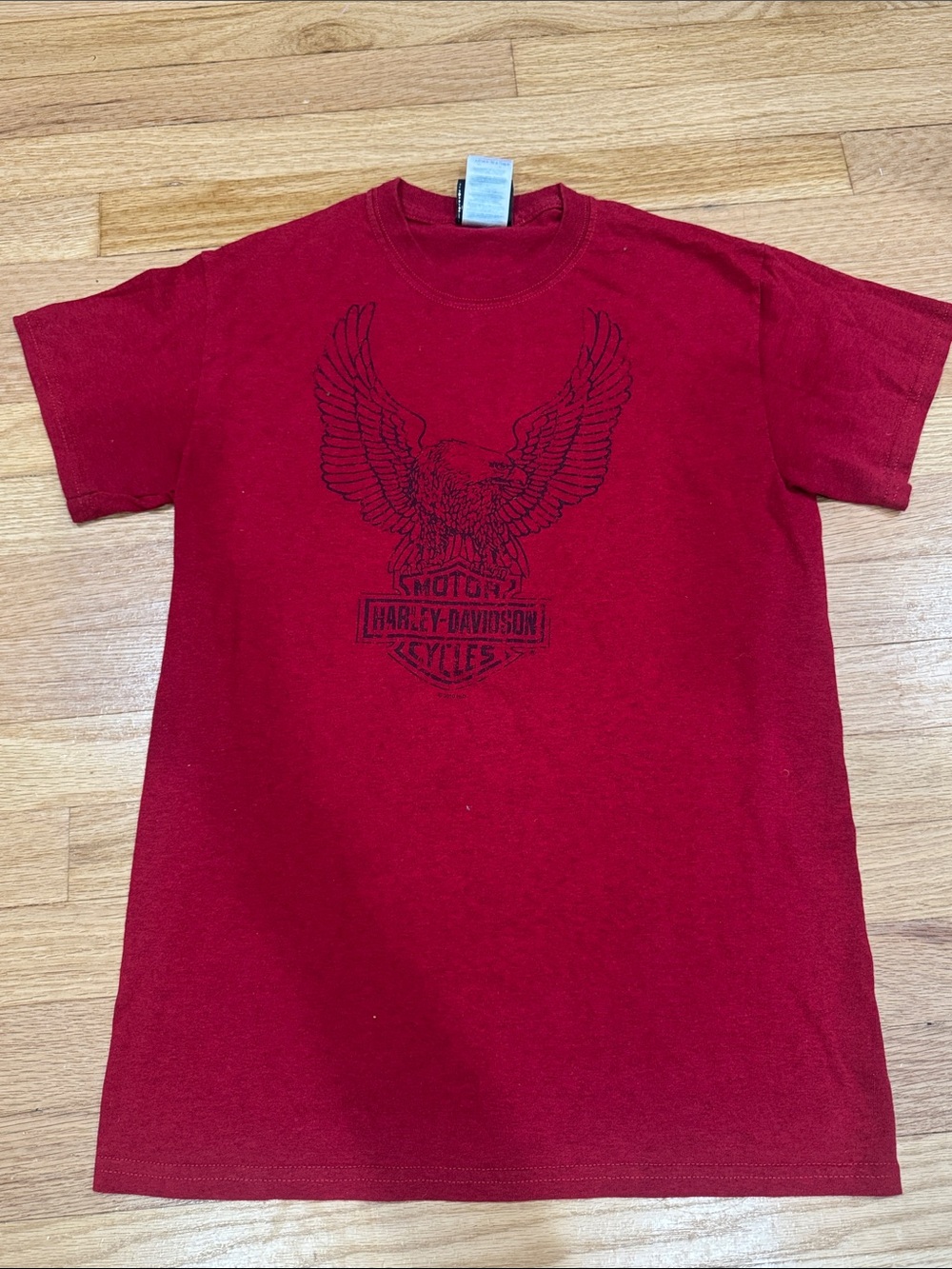 Harley-Davidson Red Tee with black eagle graphic - York, PA